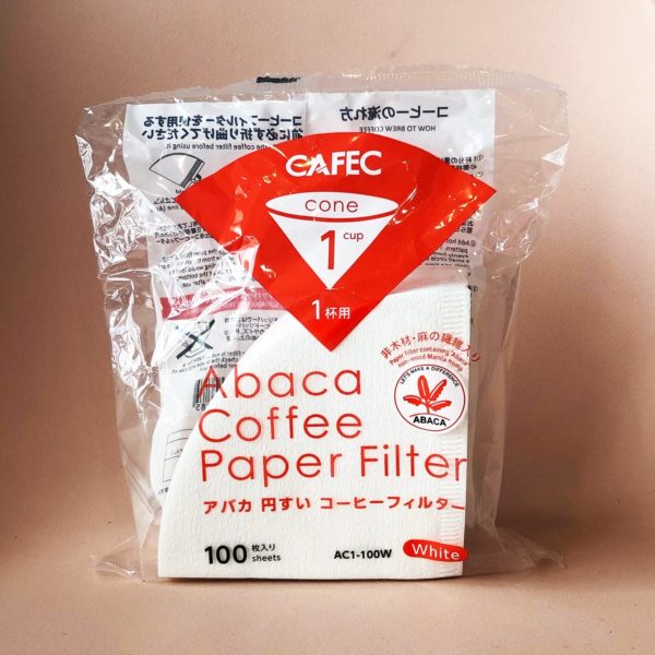 Abaca filters by Cafec