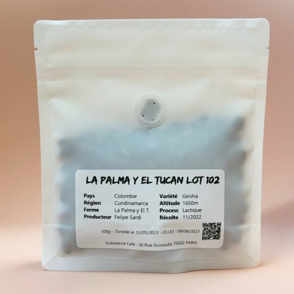 Colombia La Palma Y El Tucan Geisha Lactic Lot 102 - Image 2