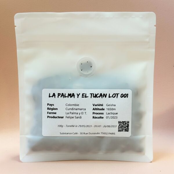 Colombia La Palma Y El Tucan Geisha Lactic Lot 001 - Image 2